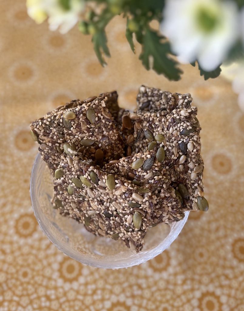 My Favorite Seed Crackers. Gluten free and&nbsp;high-fiber
